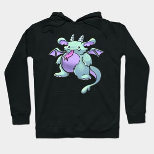 Green and Purple Baby Round Dragon Hoodie